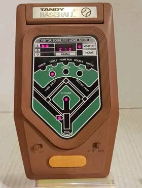 Tandy 60-2157 Electronic 2 Player Baseball 1980 Vintage Handheld Works