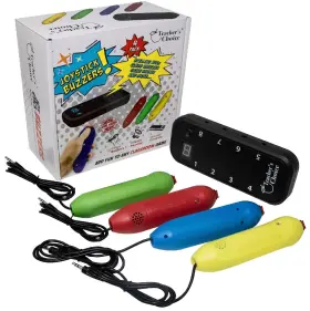 Teachers Choice 840140301656 Joystick Buzzer Game System Console 4