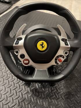 Thrustmaster 4469016 Rare Xbox Tx Ferrari 458 Italia Edition Wheel Only Great Conditon