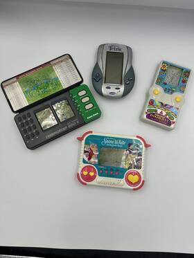 Tiger 10pl Tested Read Retro Vintage Handheld Electronic Video Games Lot Of 4
