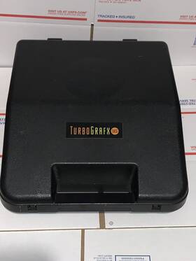 Turbo Grafx 16 Grafx-16 Cd System Storage Case Rare Missing Clips/buttons