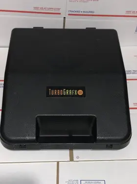 Grafx-16 Turbo Grafx 16 Cd System Storage Case Rare Missing Clips/buttons