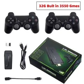 Unique Trendy 1 445015930950 4k Hd Video Game Console 2.4g Double Wireless Controller Player M8 20000 Ga