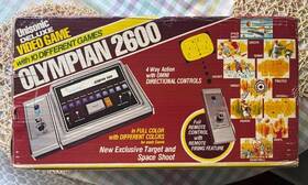 Unisonic O-2600 Vintage Deluxe Video Game Olympian 2600 Complete 10 Games Lightly Used