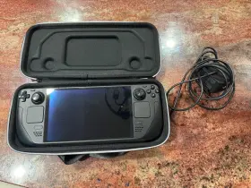 P02240000 Valve Steam Deck Oled 512gb Black Handheld Comes With Original Case And Charger