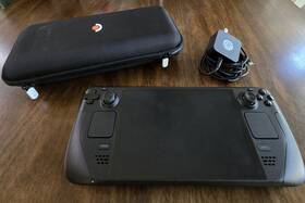 Valve V004497-01 Steam Deck Oled 512gb Black With Case And Charger In Original Packing