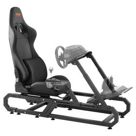 Vevor Hc-se05 Racing Sim Cockpit Stand With Seat Adjustable For Logitech G923/g920/g29