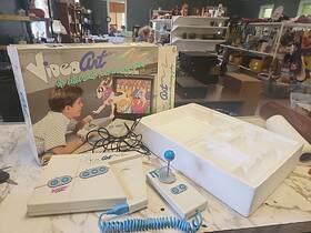 Video Art 7140a Vintage Electronic Drawing System Console In Box Untested