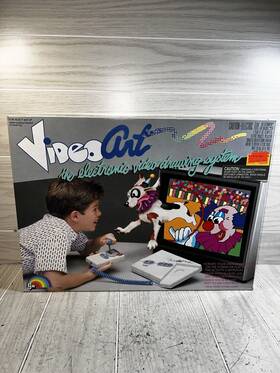 Video Art 7141 Vintage Ljn Game Console 1987 - Model Boxed