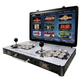 Wy02201 Wygaming Portable 20000 In 1 Metal Box 3d Arcade Game Console 22 Inch Screen Retro El