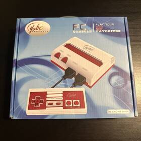 Yobo 0t-8008r Fc Console Video Game System To Play Nes 8 Bit Nintendo Games Red And White