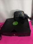 Microsoft Original Console Bundle! Xbox! 1 Controller! W/ All Cords! Used. Price: $139.99.