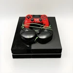 Sony Playstation 500GB Console PS4 Controller & Cords Turtlebeach Headset Used. Price: $129.06.
