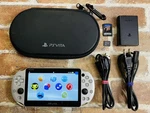 Sony Ps Vita PCH-2000 Silver Japan Playstation Charger 8GB Case Mine Craft Ddp Used. Price: $180.98.