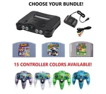 Refurbished N64 Nintendo Console - Choose Bundle! Mario, Kart, Or Smash Excellent. Price: $259.95.