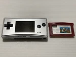 Nintendo Gameboy Micro Silver OXY-001 Handheld Console W/supermariobros. #2 Used. Price: $200.00.