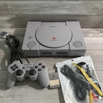 Sony PS1 Console Bundle SCPH-7501 Playstation Controller Card Cables Used. Price: $49.99.