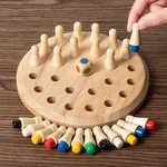 1PC Wooden Memory Match Stick Chess Montessori Puzzle Board Game For Kids&family New. Price: $16.39.