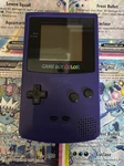 Nintendo CGB-001 Game Boy Color Purple Grape Tested Working Used. Price: $72.00.