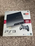 Playstation Slim 320GB CECH-3001B Game Console Box Only No Cords Used. Price: $79.99.