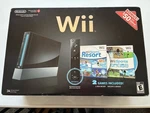 Brand New Nintendo Wii Black Console Sports Bundle Open. Price: $395.00.
