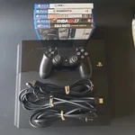 Sony Playstation PS4 CUH-1001A 500GB Black W/ Oem Controller Cables & Games Used. Price: $124.54.
