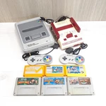 Nintendo Famicom & Super Console Bundle With 6 Games Japanese Snes Used. Price: $104.99.