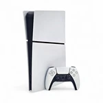 Sony Playstation Slim Digital Edition 825GB Gaming Console White CFI-2115 Open. Price: $449.00.