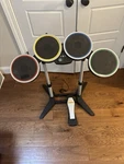Harmonix 822149 Xbox 360 Rock Band Drum Set With Pedal Used. Price: $105.99.