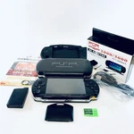 Sony PSP-1001 B2 Handheld Playstation Console Bundle Case, Cables, Sd Card Used. Price: $139.99.