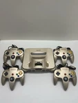 Nintendo N64 Gold Usa Console System With Official Controllers Tested Works Used. Price: $222.86.