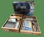 Nintendo Wii Black Game Console Bundle Sports & Resort, Cords, Inserts, Cib Open. Price: $239.99.