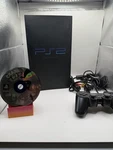 Sony Playstation PS2 Black CONSOLESCPH-50001/N W/crash Bandicoot & Cords Used. Price: $99.99.