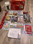 Nintendo Wii Red 25TH Anniversary Console Complete Mario Bros And Extra Games Used. Price: $400.00.