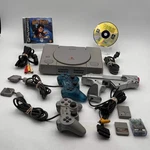 Sony Playstation SCPH-7001 Console Bundle 2 Controllers Gun Games 3 Memory Used. Price: $79.99.