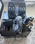 New Thrustmaster Flight Pack T.16000M Fcs With 30 Action Buttons Joystick. Price: $177.50.