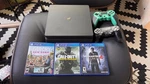Sony Playstation 4 Slim 500 Gb Matte Black With Uncharted Bundle Used. Price: $145.00.