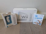 Japanese Nintendo Wii Launch Model Bundle W/ Sports + Extra Controller Open. Price: $120.00.
