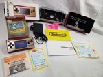 Nintendo Micro Famicom Red Gold Console 20TH Mario Complete Box Used. Price: $439.99.