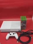 Microsoft Xbox One Disc Edition Video Console White With 6 Games Used. Price: $189.99.