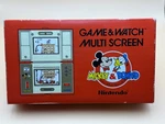 Nintendo Game & Watch Mickey Donald DM-53 Multi Screen 1982 Mint Box Used. Price: $299.99.