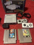 Retron Hyperkin Classic Nes Console 2 Controller Ac Adapter Games No Av Cord Open. Price: $50.00.