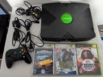 Original Microsoft Xbox Console Bundle Tested Working With Controller And Game Used. Price: $129.99.