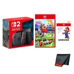 Nintendo Switch Console + Mario Tennis Fever & 256GB Memory Card Bundle New. Price: $709.95.