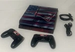 Sony Playstation 4 500GB Console Nfl New England Patriots Skin W/ 2 Controllers Used. Price: $135.79.