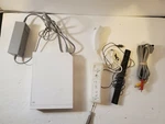 Nintendo Wii RV-101 Console Bundle Controller, Power, Sensor Bar, Av Cable Used. Price: $84.95.