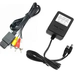 Av Rca Audio+ac Cable Power Supply Adapter Cord For Super Nintendo Snes Game Set New. Price: $11.99.