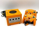 Nintendo Gamecube Orange Console DOL-001 2XCONTROLLER Ntsc-j Japan #525 Used. Price: $195.00.