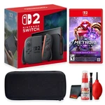 Nintendo Switch 2 Console Bundle W/ Case, Cleaning Kit & Metroid Prime 4 New. Price: $674.95.
