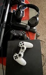 Sony Playstation 4 Black Console Wi-fi Internet Hdmi Usb-a With Controllers Used. Price: $120.00.